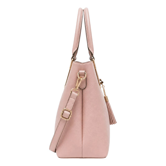 Velorma Blush Pink Elegant Tote Handbag