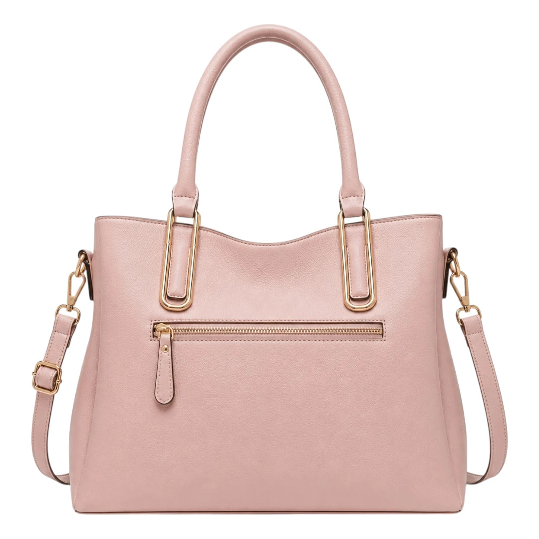 Velorma Blush Pink Elegant Tote Handbag