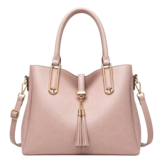 Velorma Blush Pink Elegant Tote Handbag